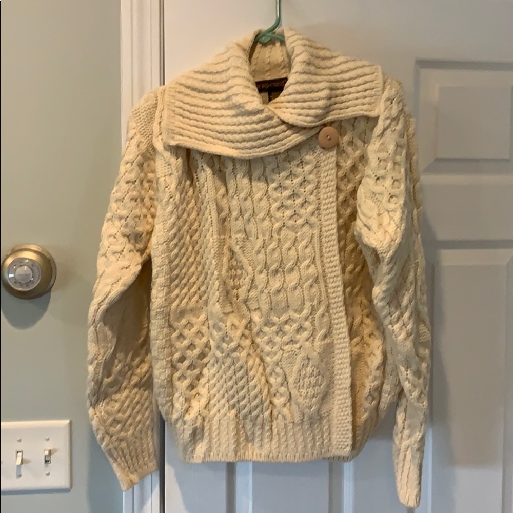 Off white cardigan sweater
